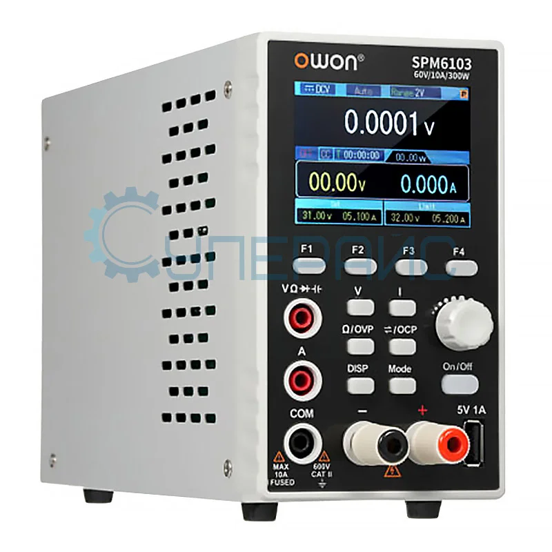 Лабораторный блок питания программируемый OWON SPM6103 (60В, 10А) фото 1
