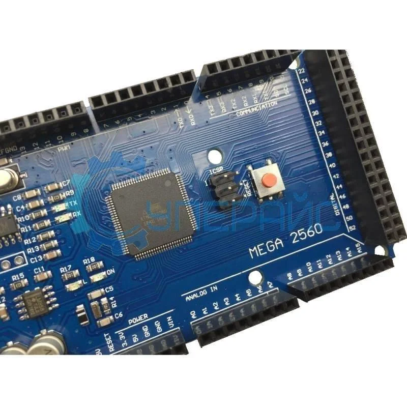DDcduino MEGA2560 R3 (CH340G + ATMEGA2560-16AU), программируемый контроллер фото 1