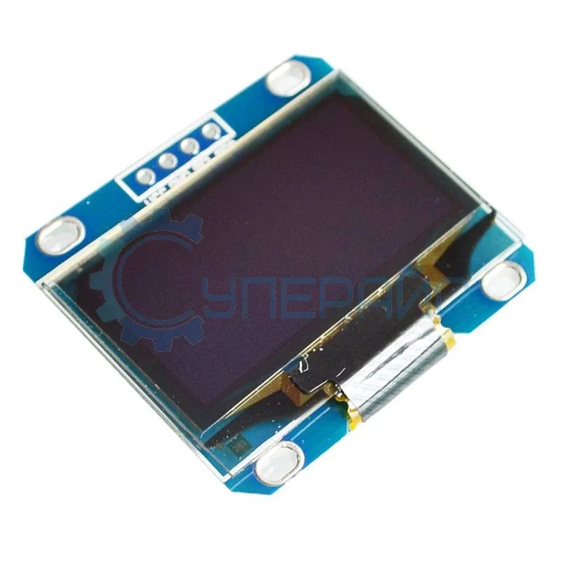 Дисплей OLED 1.3 дюйма I2C, 128X64, белый (модуль для Arduino) фото 1