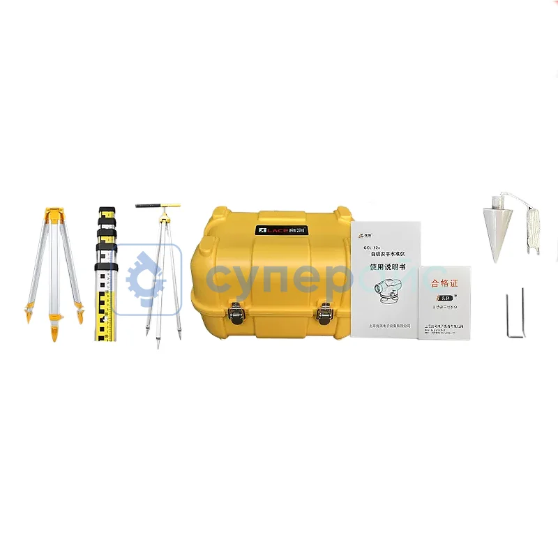 Нивелир оптический Lace GCL-38X со штативом и зажимом фото 1