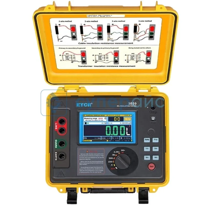 Измеритель сопротивления изоляции ETCR ETCR3520 фото 1