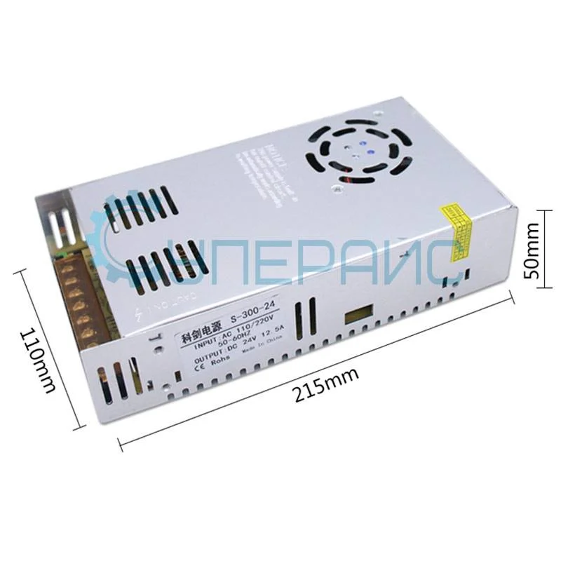Источник питания Kejian S-300-24 (24В, 12.5А) фото 1