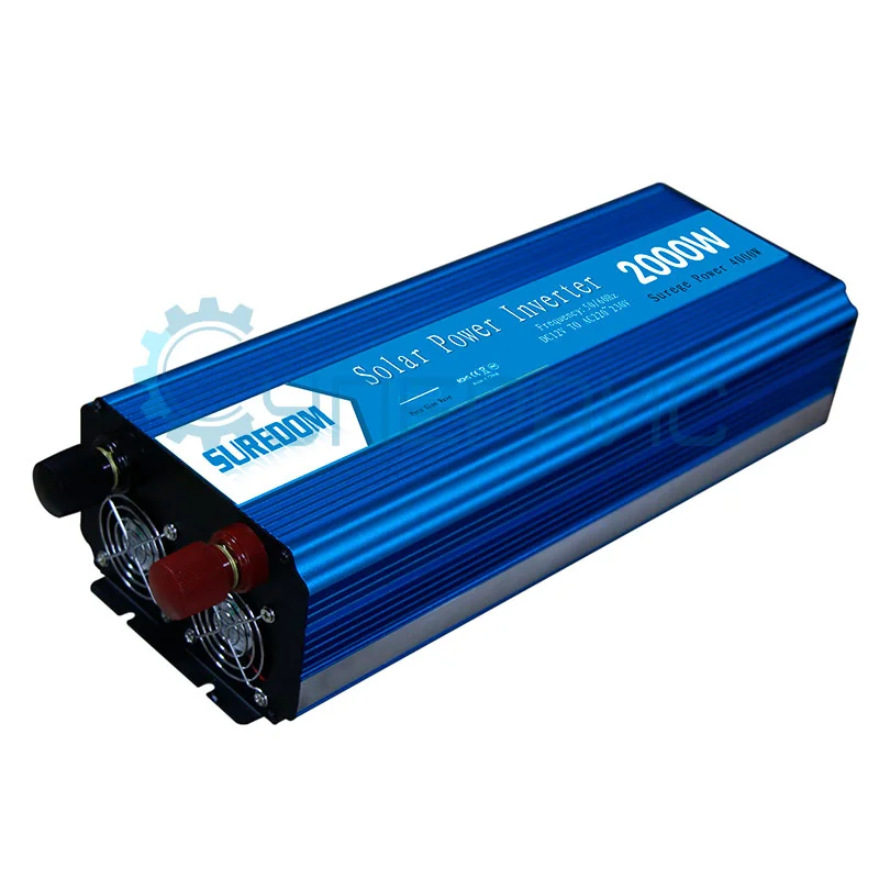 Инвертор (чистый синус) SUREDOM CZXB-2000W, 12В-220В, 2000 Вт фото 1