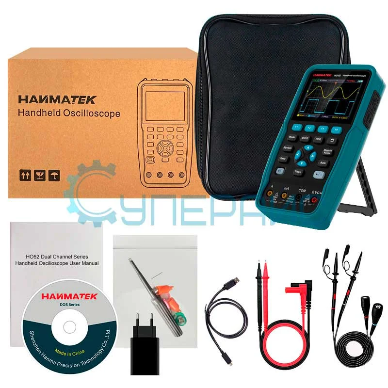 Осциллограф с мультиметром HANMATEK HO102 фото 1