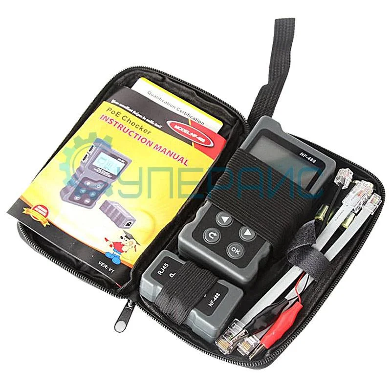 Сетевой кабельный PoE тестер Noyafa NF-488 фото 10