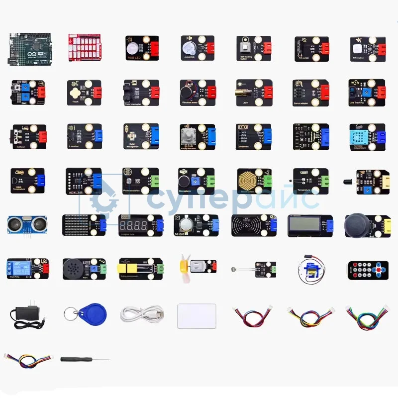 Набор KEYES 37 в 1 на базе Arduino UNO R4 Minima фото 1