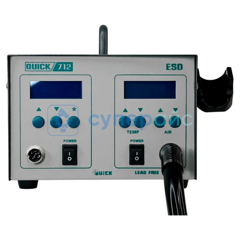 Паяльная станция 2 в 1 QUICK 712 фото 2