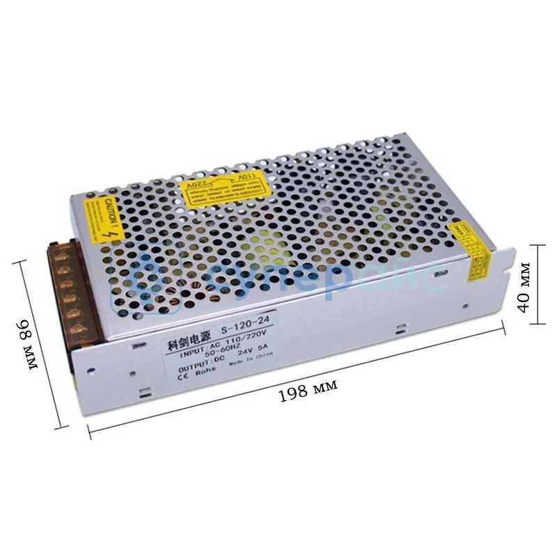 Источник питания Kejian S-120-24 (24 В, 5 А) фото 1
