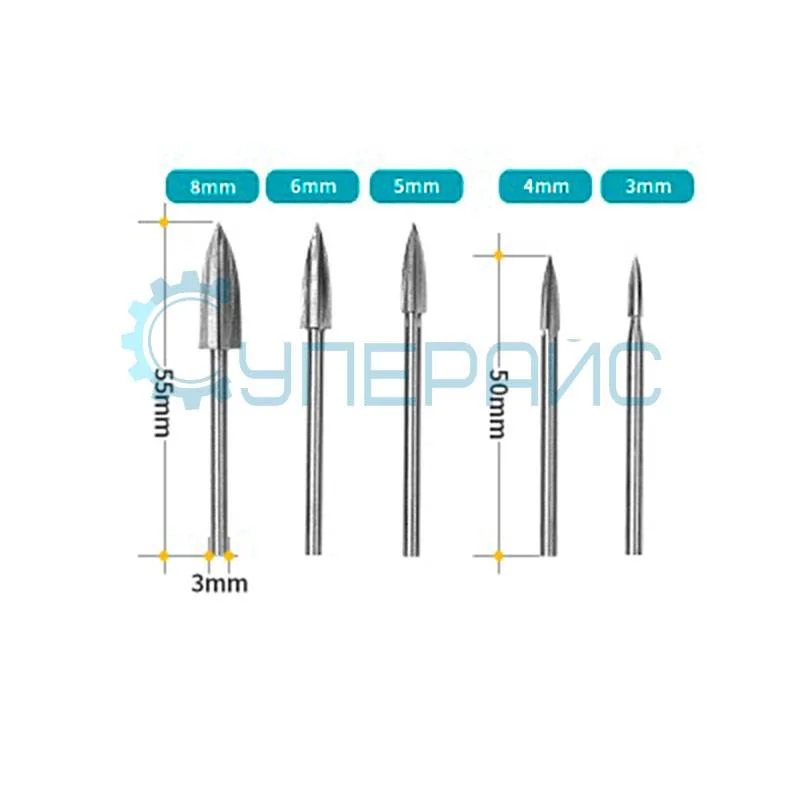 Насадки для резки и обработки HiLDA 5 шт фото 1