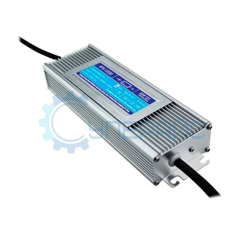 Влагозащищенный источник питания NeonPro HPS-12E60 (12 В, 5 А, 60 Вт) фото 1