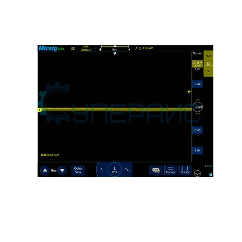 Планшетный цифровой осциллограф Micsig TO1102 (2 канала, 100 МГц) фото 9
