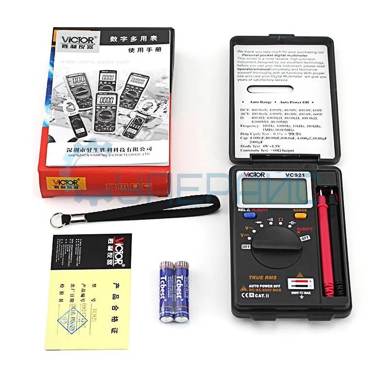 Цифровой мультиметр Victor VC921 фото 11