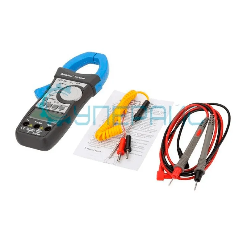 Клещи-мультиметр переменного и постоянного тока HoldPeak HP-870N фото 5