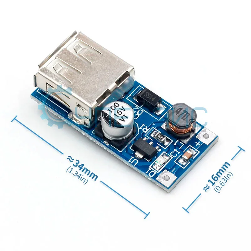 Преобразователь напряжения c USB 600 мА фото 5