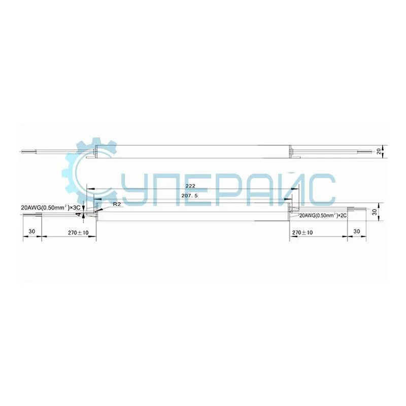 Ультратонкий блок питания для светодиодов Smun SMV-30-48 (48 В, 0.6 А, 30 Вт) фото 2