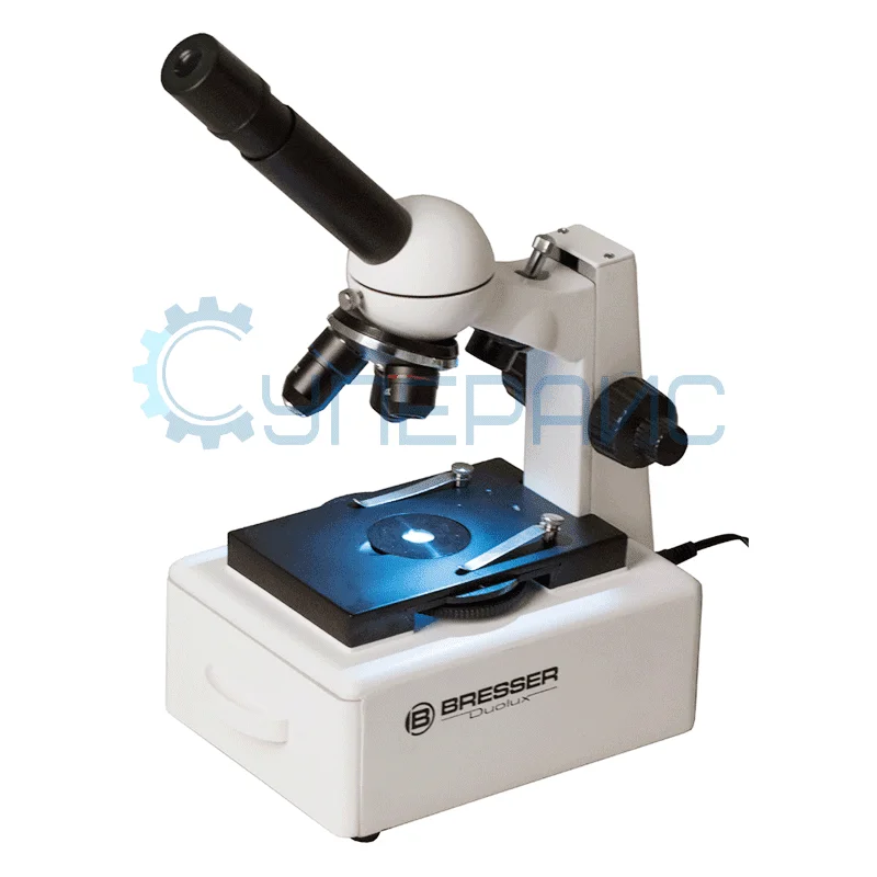Монокулярный биологический микроскоп Bresser Duolux 20x-1280x фото 1