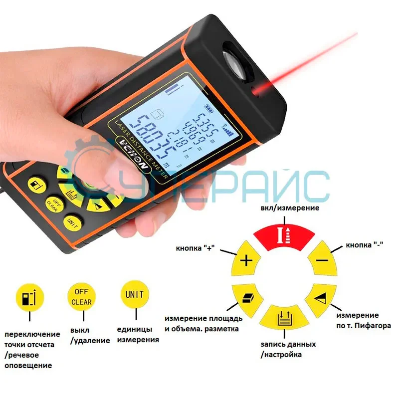 Лазерный дальномер Vchon H-40 фото 3