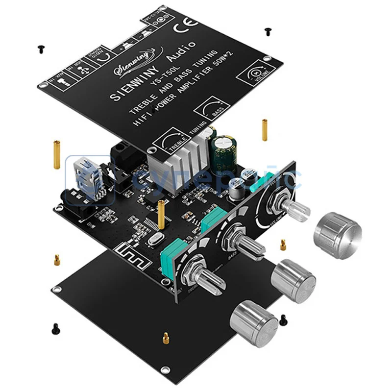 Усилитель мощности звука SIENWINY YS-T50L фото 2