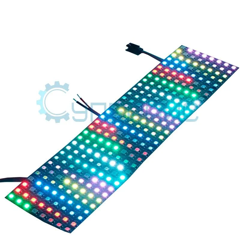 Светодиодная гибкая матрица (панель) 8x32 WS2812B фото 5