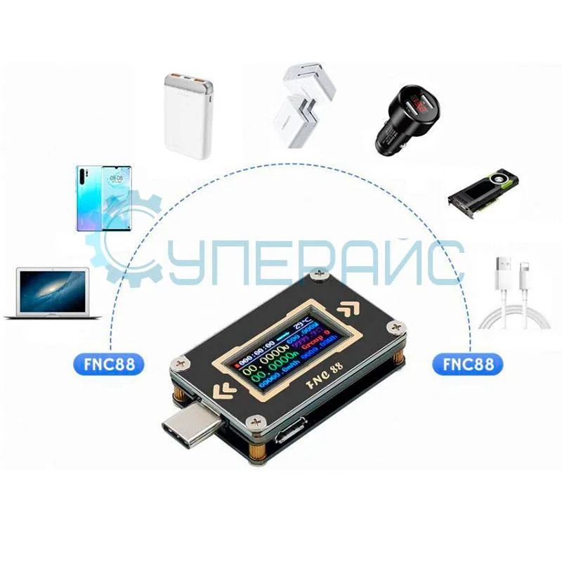 USB измеритель напряжения FNIRSI FNC88 фото 5