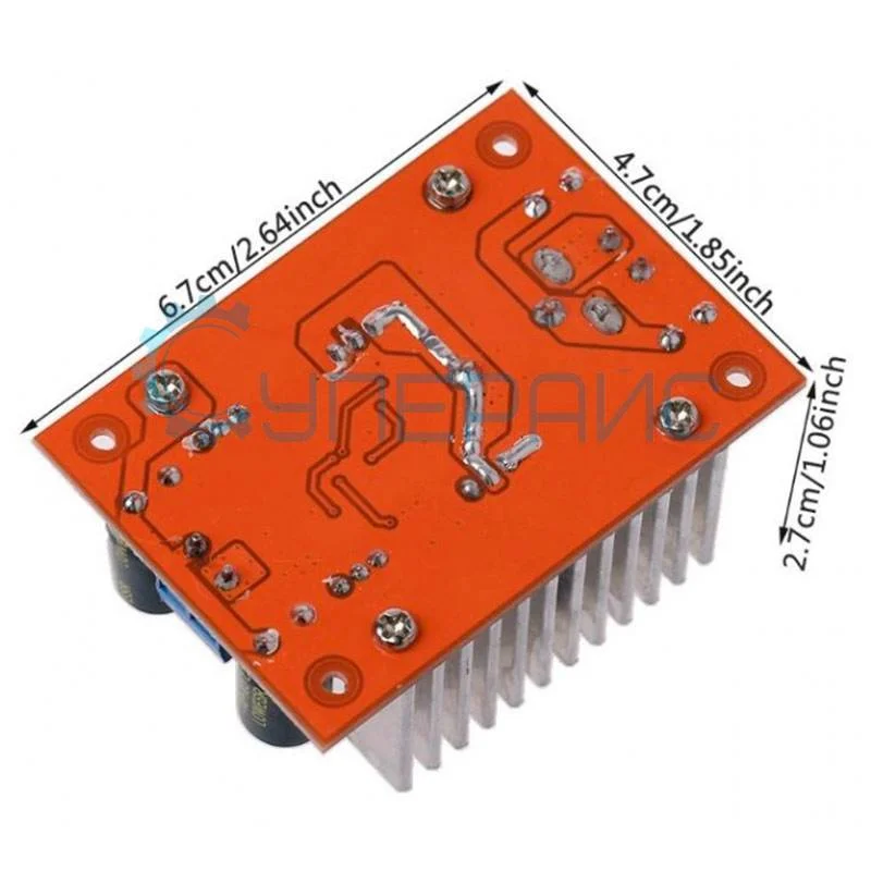 DC-DC повышающий преобразователь 400 Вт, 12 А фото 5