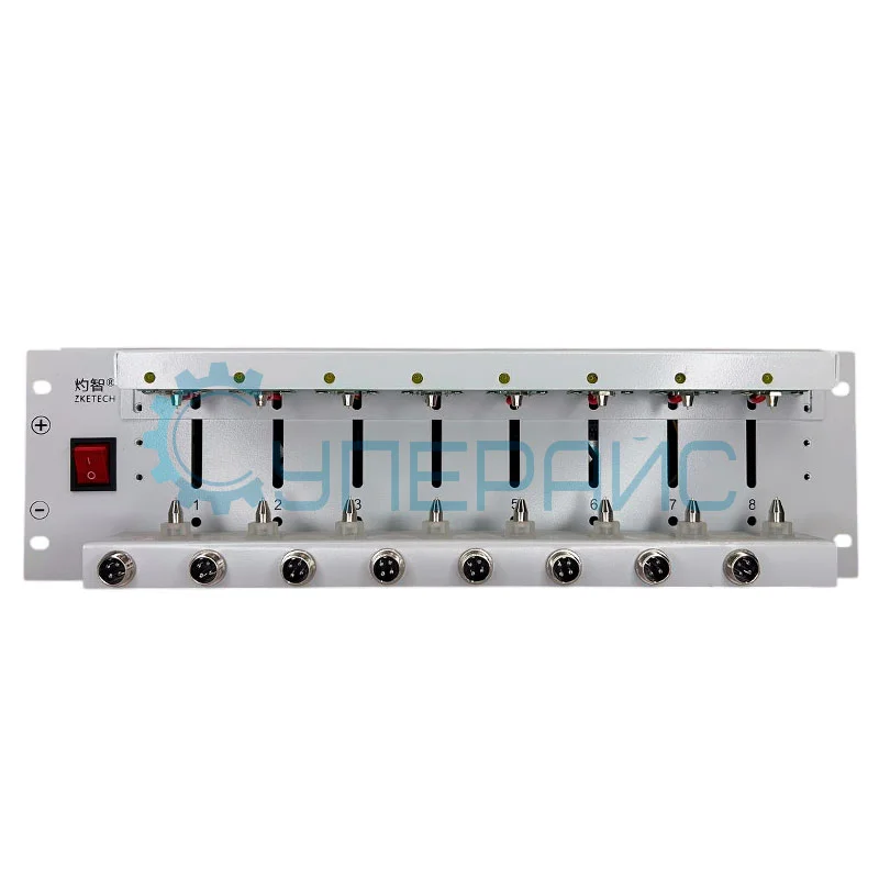 Электронная нагрузка ZKETECH EBC-X с держателем для батарей фото 2