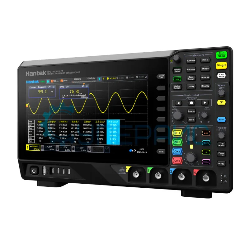 Четырехканальный осциллограф Hantek DPO7204E (4 канала, 200 МГц) фото 2