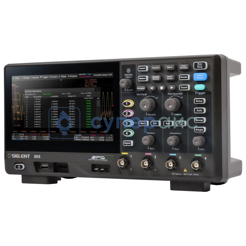 Настольный цифровой осциллограф Siglent SDS804X HD фото 2