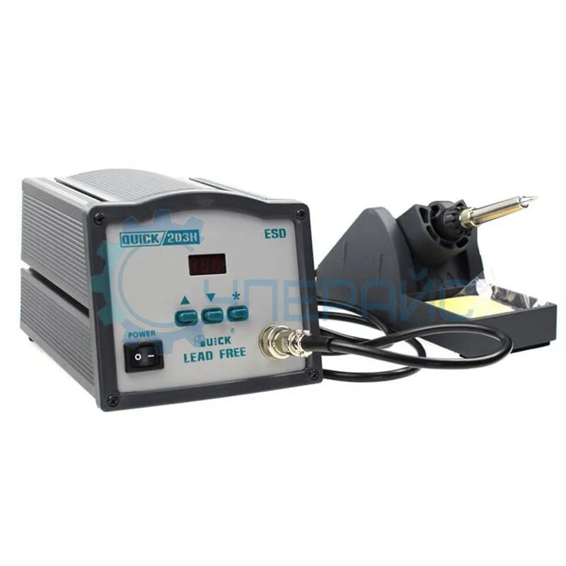 Паяльная станция индукционная QUICK 203H ESD 90 Вт для бессвинцовой пайки, original фото 1