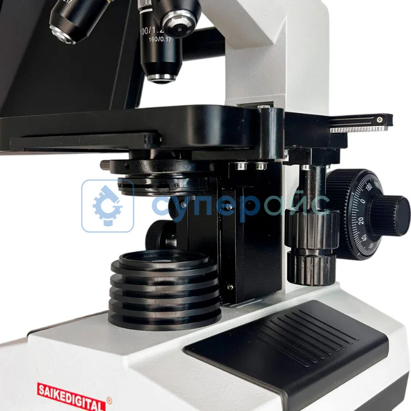 Биологический микроскоп Saike Digital SK2009H3S4 тринокулярный фото 9