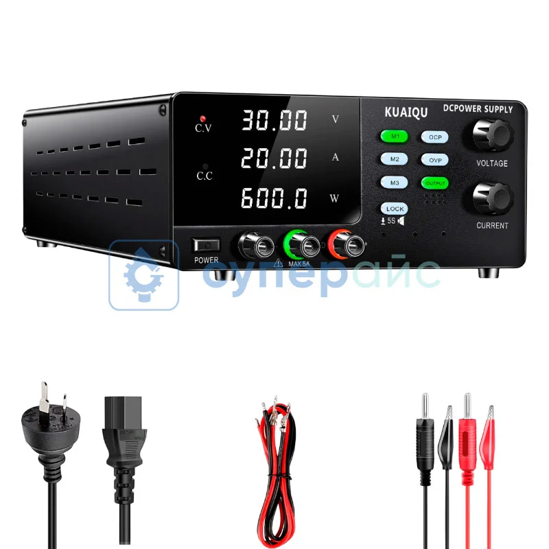 Одноканальный источник питания KUAIQU R-SPS3020S-USB фото 4