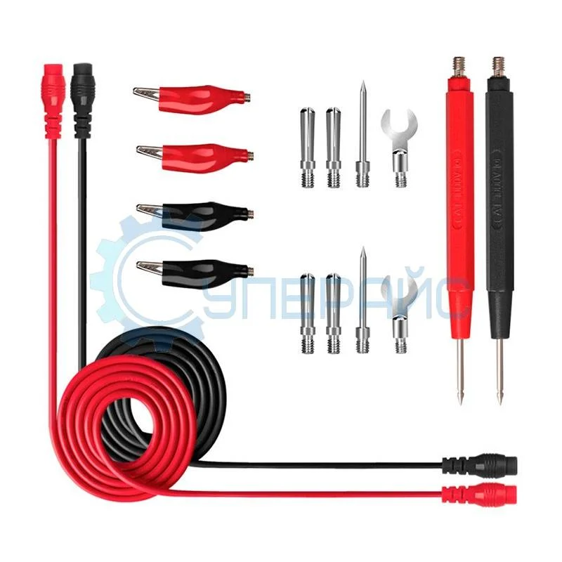 Набор щупов для мультиметров ANENG со сменными окончаниями фото 1