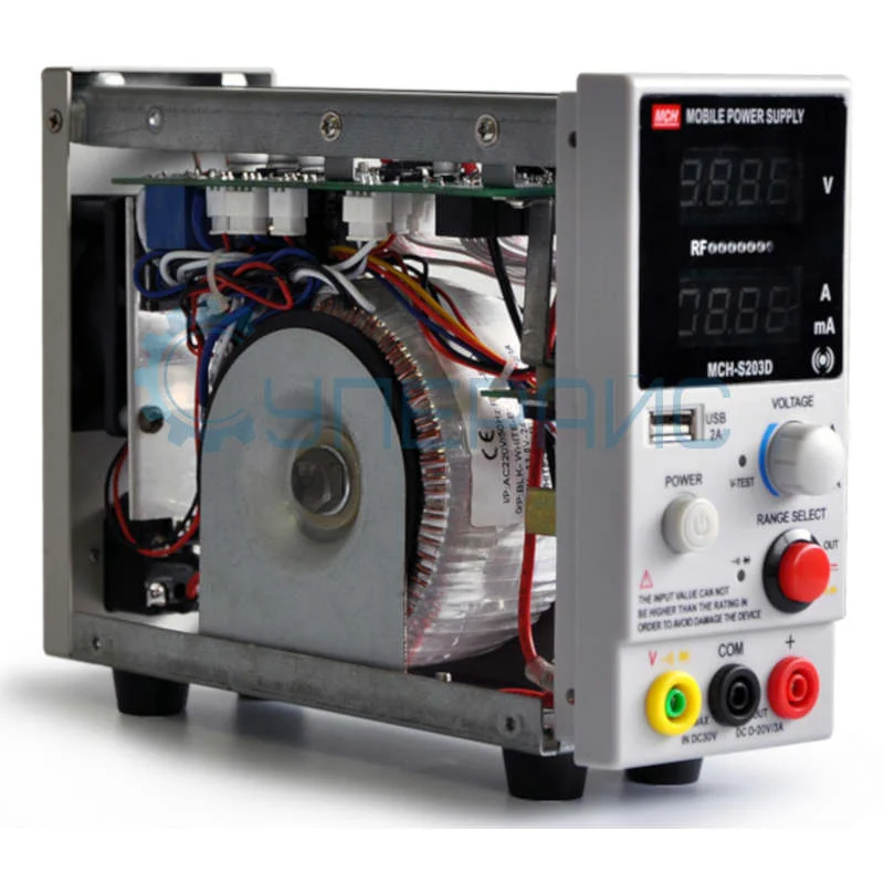 Лабораторный блок питания MCH S203D фото 2