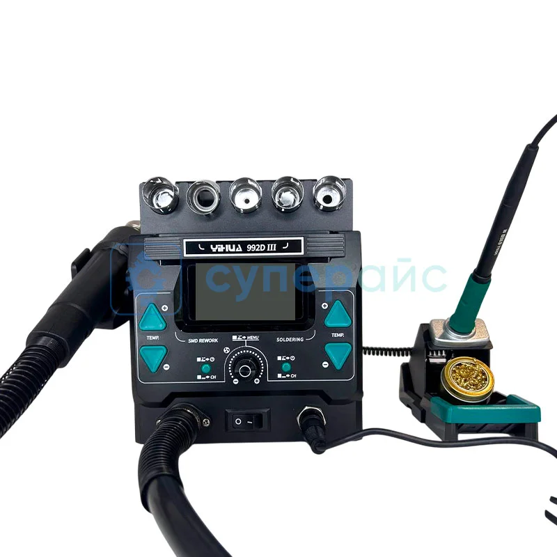 Термовоздушная паяльная станция YIHUA 992D-III (C210+C245) фото 5