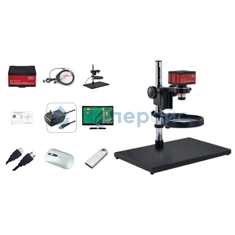 Электронный микроскоп Wishtech 4KHD с монитором фото 1