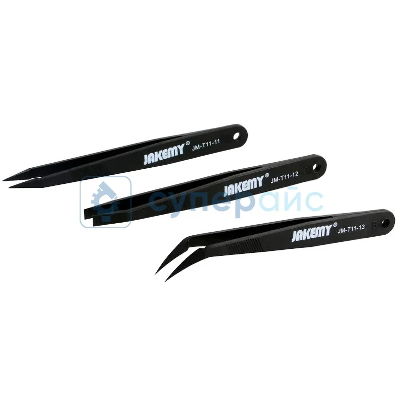 Набор антистатических пинцетов Jakemy JM-T11 фото 1