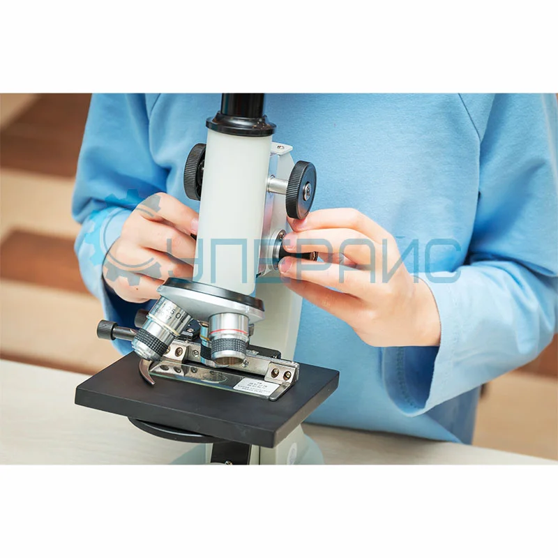 Школьный монокулярный микроскоп Supereyes MyLab M17 с расширенным набором для опытов и 50 микропрепаратами фото 2