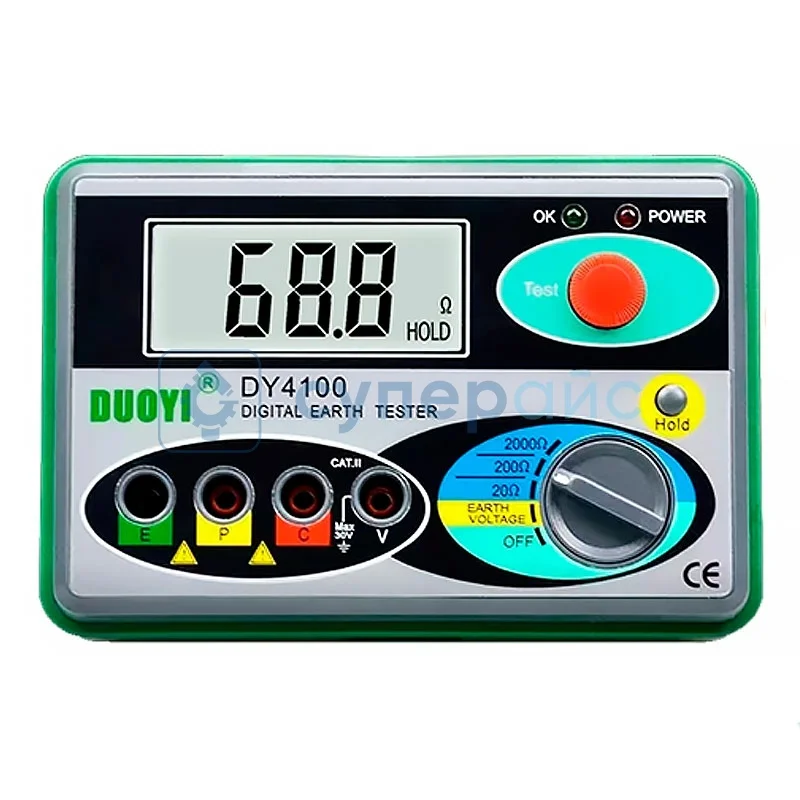 Тестер заземления DUOYI DY4100 фото 1