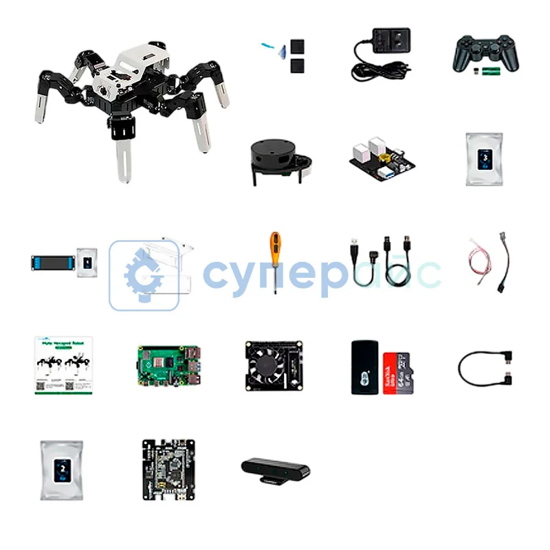 Робот Yahboom 18DOF Muto RS Hexapod Robot ROS2 Pi-Superior Kit (с контроллером) фото 5