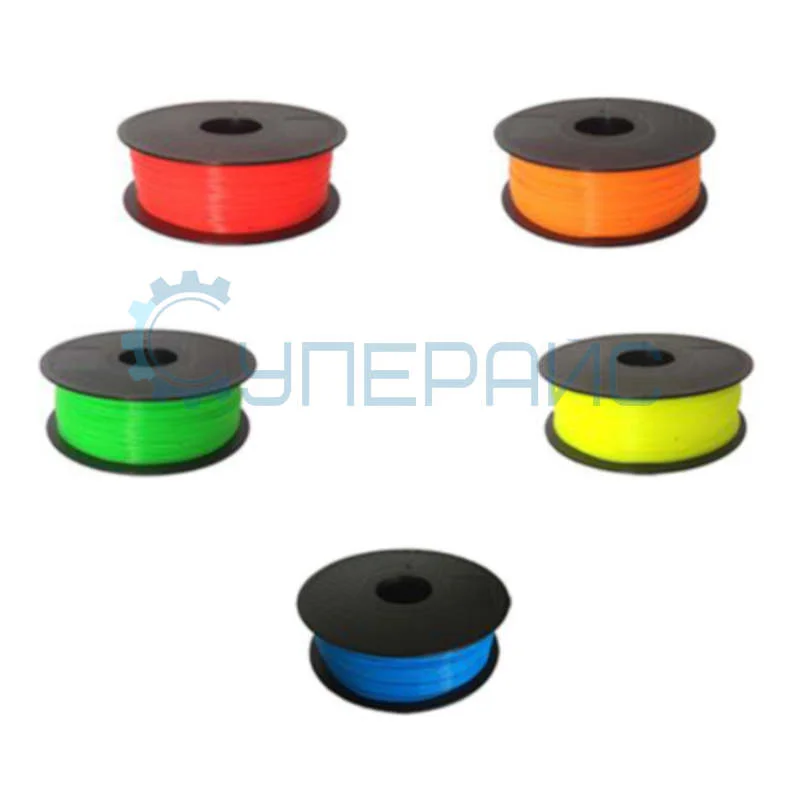 Люминесцентный PLA пластик для 3D ручки (5 метров) фото 1
