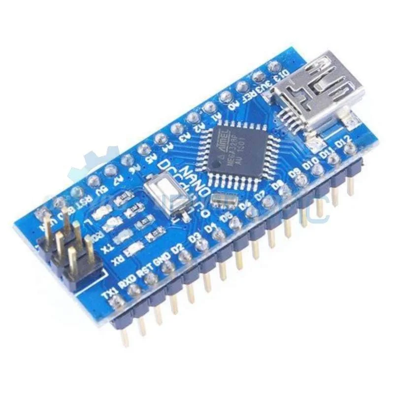 Плата Nano V3.0 (Arduino - совместимая CH340G + ATMEGA328P-AU), программируемый контроллер фото 1