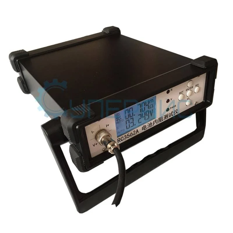 Тестер АКБ RC3562A с щупами, зажимами Кельвина и держателем аккумулятора фото 1