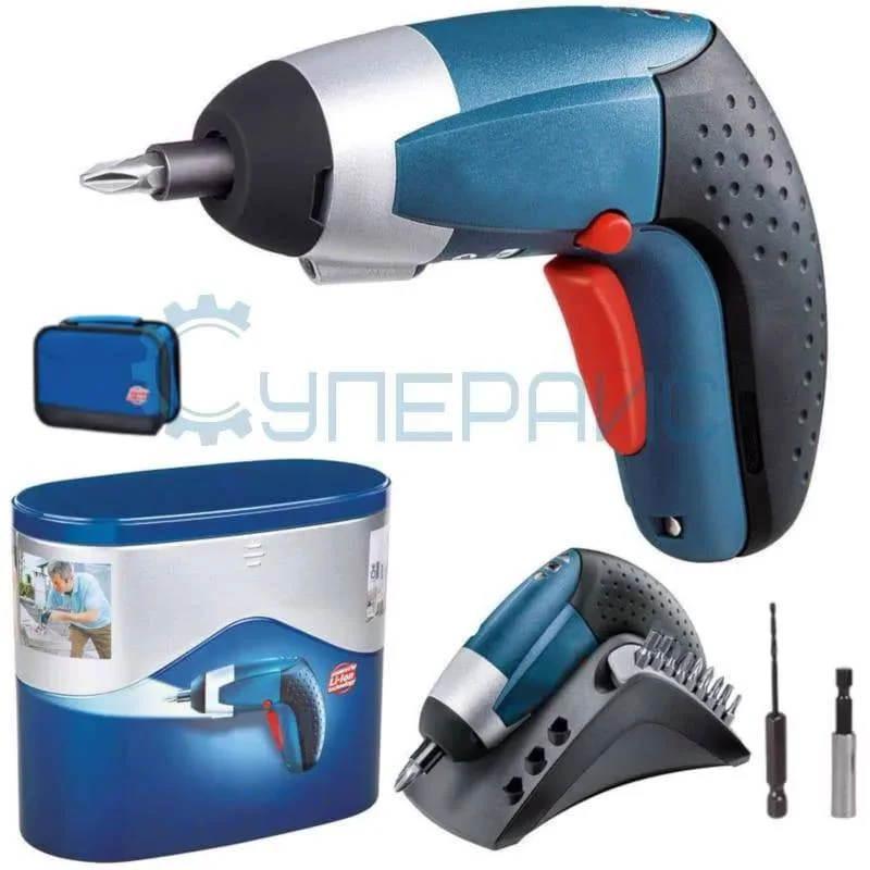 Аккумуляторная отвертка с насадкой-удлинителем фото 1