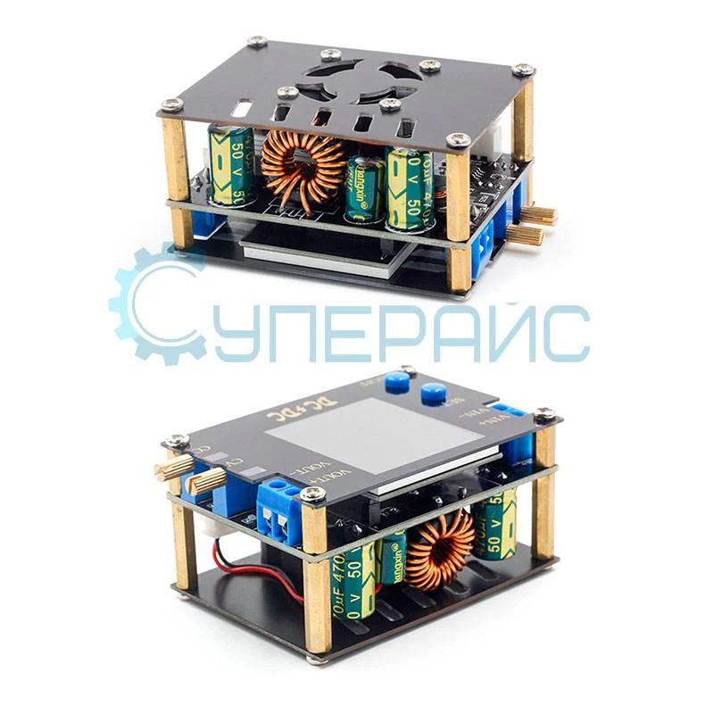 Источник питания FNIRSI 4A 50Вт с активным охлаждением фото 2