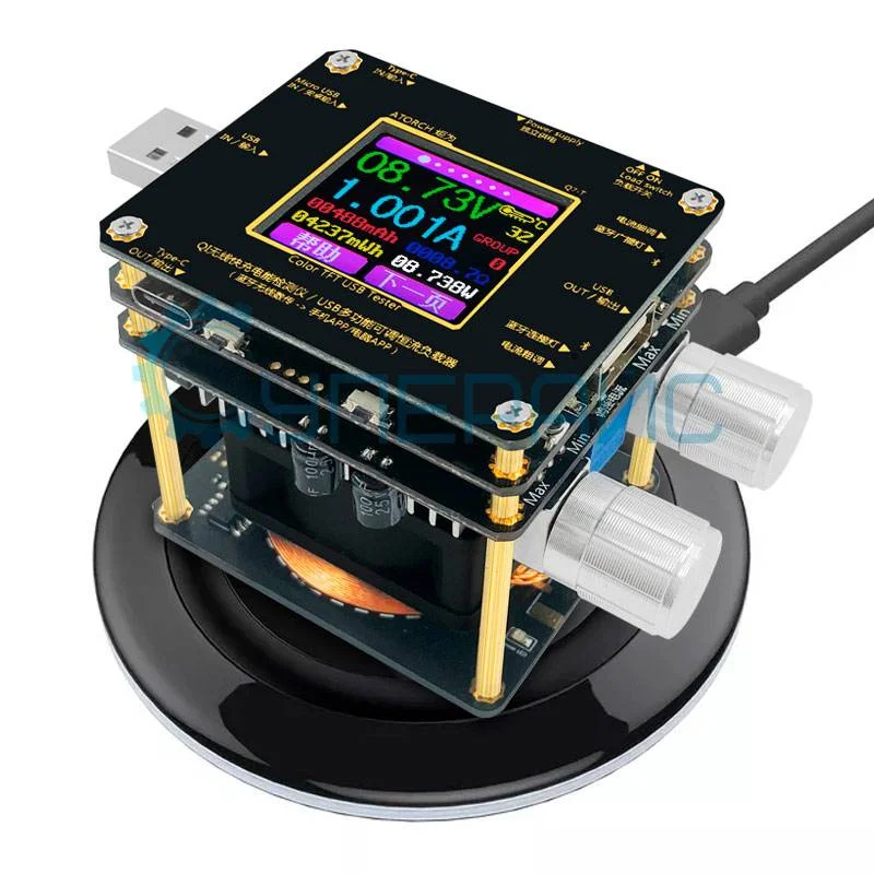 USB тестер с нагрузкой Juwei Atorch Q7-T фото 4