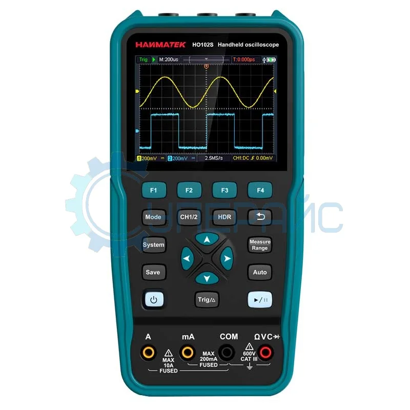 Осциллограф HANMATEK HO102S с генератором сигналов фото 1
