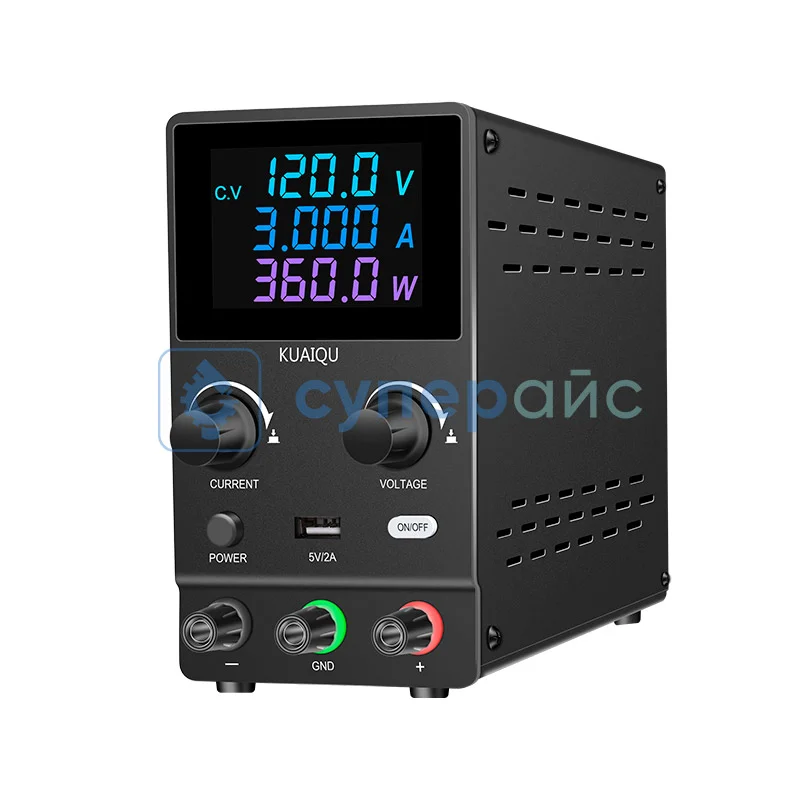 Цифровой источник питания KUAIQU SPPS-B1203D (120В, 3А) фото 1