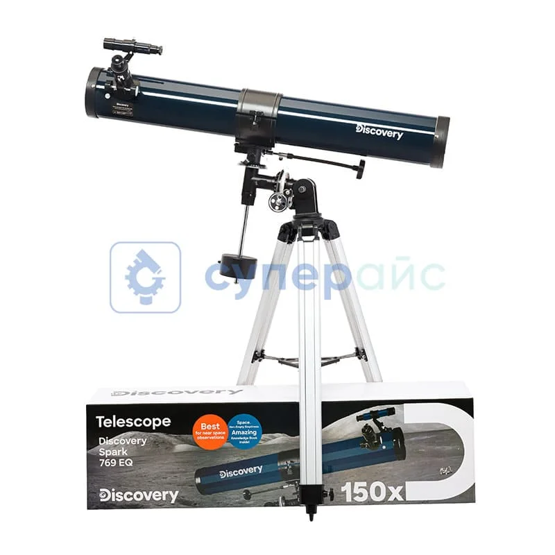 Научный телескоп Levenhuk Discovery Spark 769 EQ с книгой фото 13