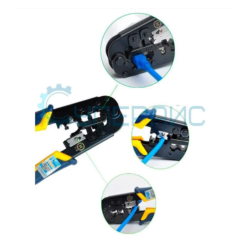 Комплект инструментов CT-168 для обслуживания локальных сетей фото 6