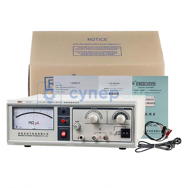 Тестер сопротивления изоляции Rek RK2681N фото 2